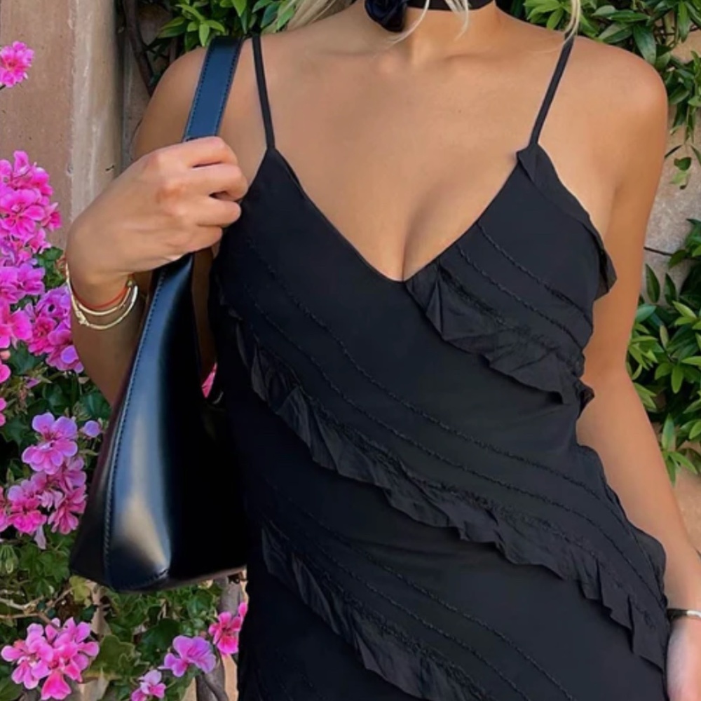 Princess Polly Black Mini Dress Lars